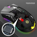 Mouse sem fio com plugue receptor USB
