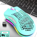 Mouse sem fio com plugue receptor USB