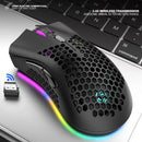 Mouse sem fio com plugue receptor USB